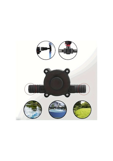 Chuangyinshop Black 1set 7pcs Mini Manuel Kendinden Emişli Pompa Su Yağ Sıvı Transferi Bahçe Kuyu Uygulamaları İçin