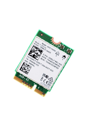 Intel AX211NGW Wi-Fi 6E (Gig+) Serisi Bluetooth 5.3 Network Kart