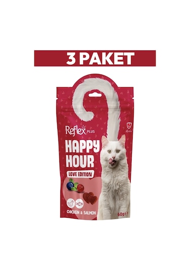 Happy Hour Love Edition Kedi Ödül Maması 3 X 60gr