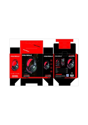 Owwotech Polygold OW-6920 Mikrofonlu Kulak Üstü Oyuncu Kulaklığı