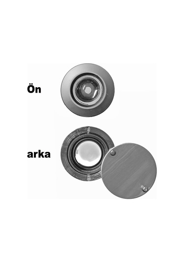 Kapaklı Uzun Kalın Dürbün 180 Çelik Kapı Dürbünü 60-90mm Arası Ayarlı