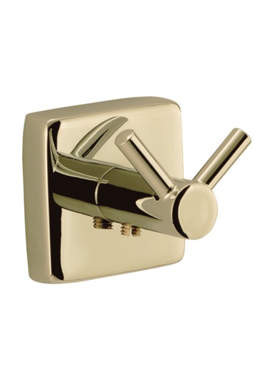 Çelik Banyo Paslanmaz Pirinç Vizyon İkili Askılık Altın Sarı Gold Sarı