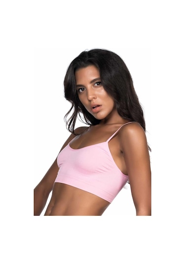 Pembe Mı Emay 4003 Soft İp Askı Büstiyer Pembe