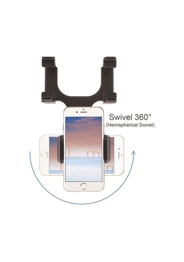 Springsun Araç Geribakış Aynası Telefon Tutucu - Navigasyon Ve Telefon İçin Kolay Kurulumlu Abs Taşıyıcı Diğer
