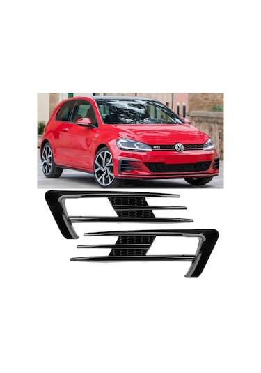 Volkswagen Golf 7 Sis Farı Çerçevesi Gti Piano Black 2014-2017