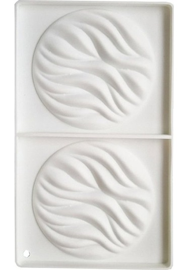 Yuvarlak Dalga Mousse Silikon Kalıp Su Dalgası Doku Çikolata Kalıp