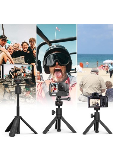 Sones Jmary Mt19 Masaüstü Standı Taşınabilir Mini Selfie Çubuğu Kamera Cep Telefonu Tutucu Tripod