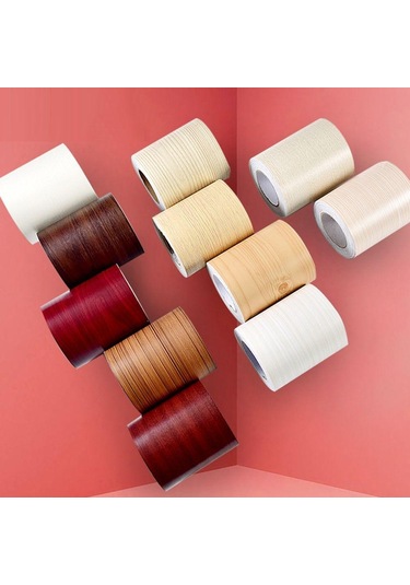 10m/rulo Pencere Eşiği Bel Hattı Duvar Kağıdı Kapı Çerçevesi Kılavuz Çizgisi Ev Dekorasyonu Süpürgelik Çizgisi Kahve