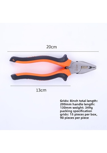 Wezone 8 İnç Çelik Telli Kesici, Elektrikçi İçin İnsülasyon Soyucu Ve Multi Fonksiyonlu Daire Kesici - Toptan Alım