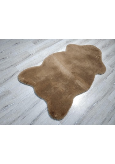 Mucize Tavşan Süet Taban Gtcamel Post Halı 80 x 150 Cm