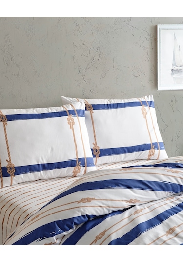 Marine Nevresim Takımı Serene Tek Kişilik - Beyaz