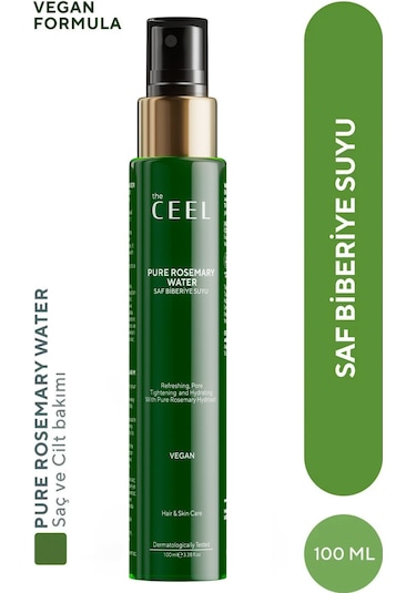 The Ceel Biberiye Suyu Dökülme Karşıtı ve Hızlı Saç Uzatma Etkili Saf Saç Toniği 100 ml