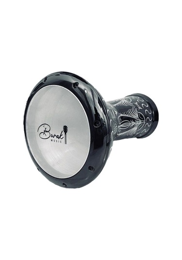 İşlemeli Erzincan Darbuka + Üçgen Zil + Taşıma Kılıfı