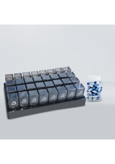 Pazly Vitamin Suntek Kez Için Hap Günde Düzenleyici Büyük Aylık 2 Gr Diğer