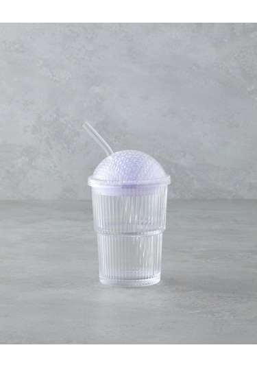 English Home Gleam Cam Bardak 400 Ml Lila