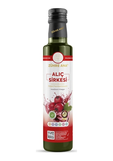 Zühre Ana Alıç Sirkesi Doğal Fermantasyon Hawthorn Vinegar 500 ML