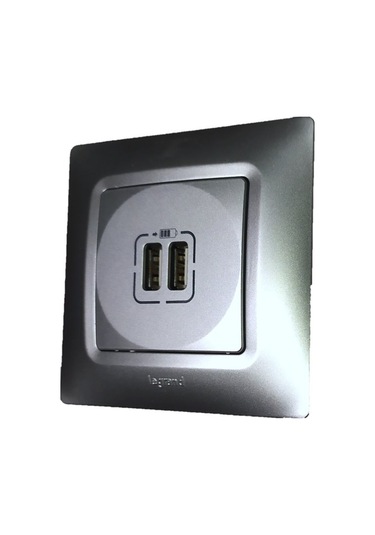 Salbei Alüminyum İkili Usb Şarj Prizi 767294