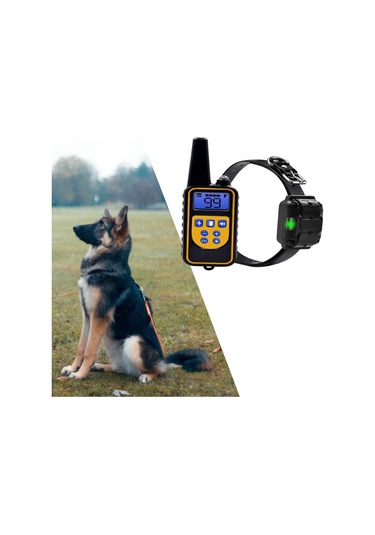 Suntek Köpek Eğitim Şok Tasması Uzaktan Kumanda 1-adet-siyah