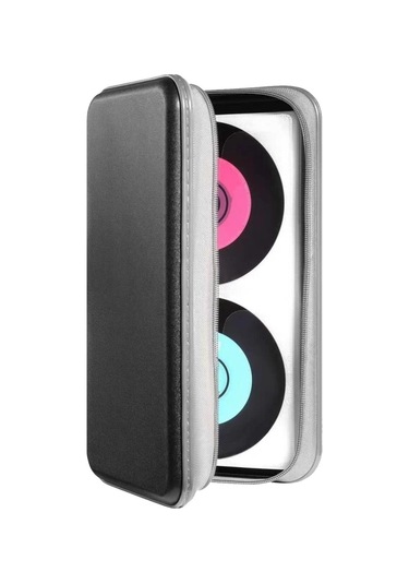 Suntek Araba Video Seyahat Ofis Siyah Için Cd Saklama Kutusu