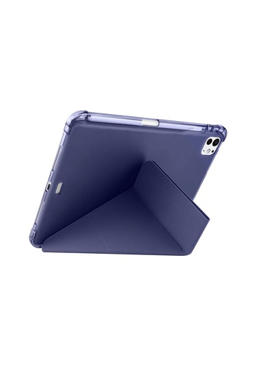 iPad Uyumlu Pro 11 2024 Kılıf Redclick Tri Folding Kalem Şarj Bölmeli Standlı Kılıf