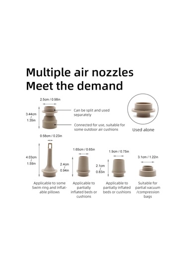 Jialan Kablosuz Şişirme Pompası Taşınabilir Açık Mini Hava