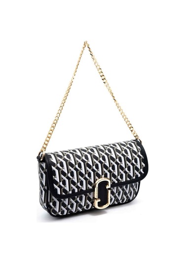 Silver Polo Kadın Omuz Çanta 1171 Siyah Rugan