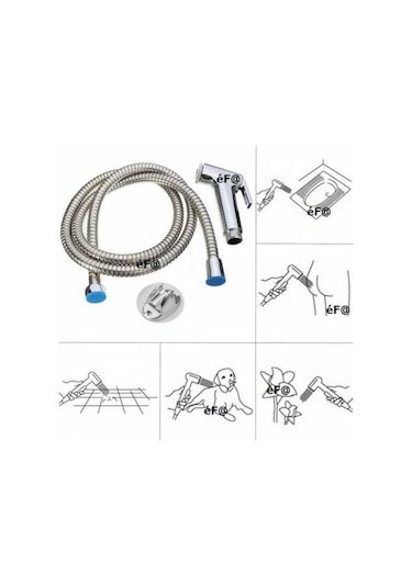 Gms St033 Taharetmatik Şattaf Taharet Musluk Seti El Tuvalet Spre Gümüş