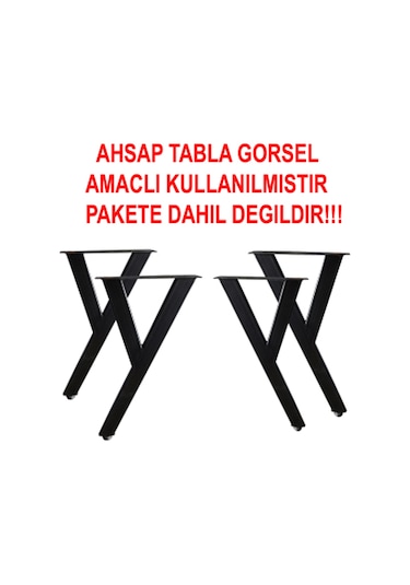 Metal Sehpa Ayağı 4 Lü Y Model Sehpa Ayakları Metal Ayak