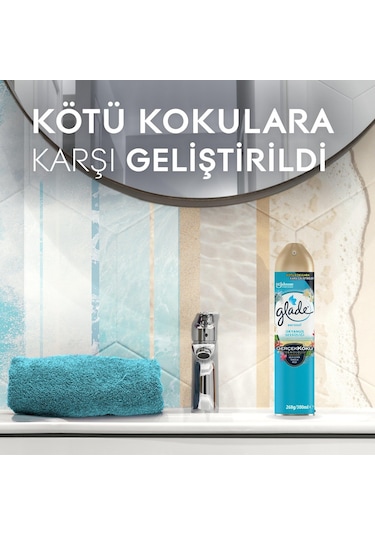 Glade Aerosol Oda Kokusu Okyanus Sessizliği 3'lü Set