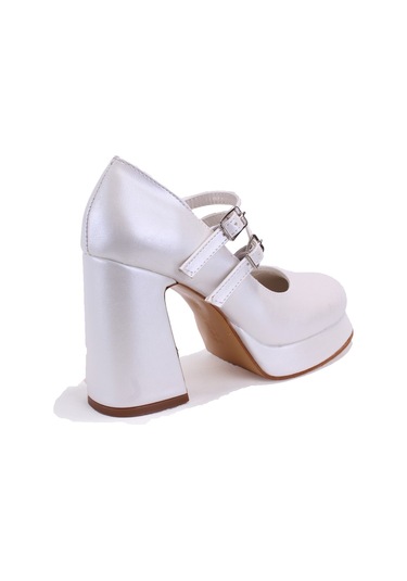 Dagoster Dza07-337566 Sedef Platform Topuklu Kadın Ayakkabı Sedef