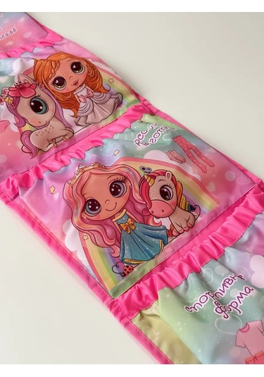 Karmasek21 Miroslava İçin İsimli Anaokulu Dolabı İçin Cepli Düzenleyic 268953450 Pembe