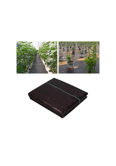 Homyl Izgara Şeritli Siyah Ot Bariyeri Engelleyici 1x1-metre