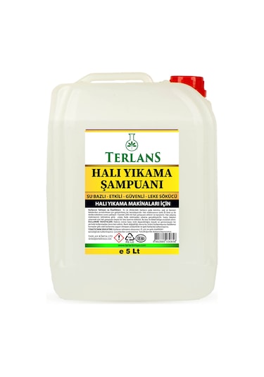 Terlans Makina İçin PH Nötr Halı Yıkama Şampuanı 5 KG