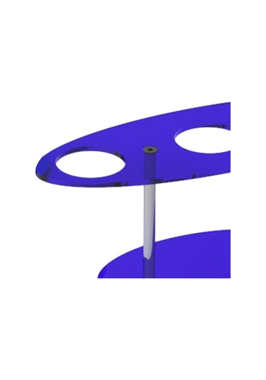 Kırmızı Doğum Günü İçin Koni Tutucu Waffle Dekoratif Raf Suşi El Rulo Standı