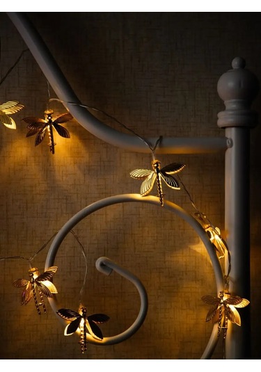 Family Co. Elektrikli Led Işık Zinciri, Pilli Işık 97907429 Sarı Sıcak