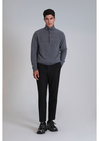 Lufian Bert Erkek Kazak Gri Gri 112090147100150 Gri