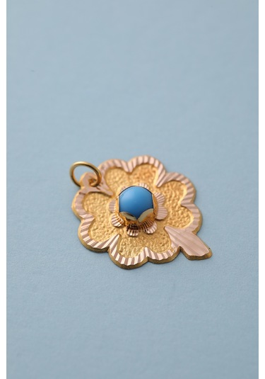 14 Ayar Altın Yonca Kolye Ucu N11.4633