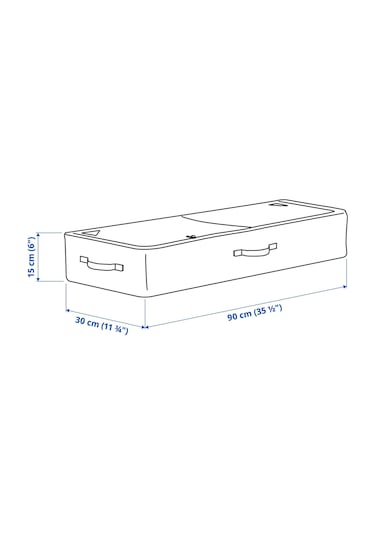 Bölmeli Saklama Kutusu Hurç Ölçü 90x30x15 Cm Meridyendukkan Gri-düzenleme Kutusu Gri