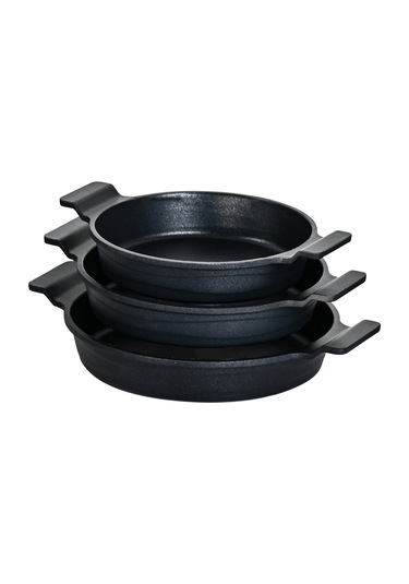 3 Parça Döküm Sahan Set