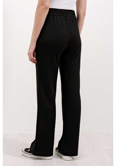 Gabria Ön Dikişli Eşofman Altı Siyah