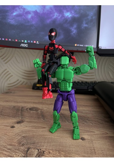 Dummy Hulk 3d Baskı Eklemleri Hareketli Figür 16 Cm Koleksiyonluk Figür Oyuncak Hulk