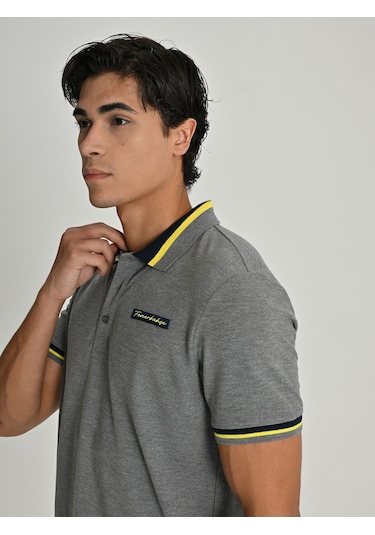 Erkek Trıbun Fenerbahçe Polo Gri Melanj