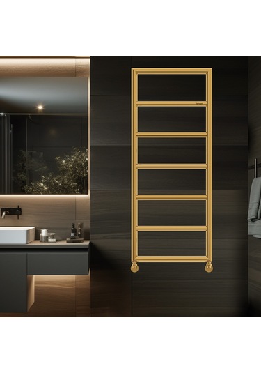1200x500mm Trendy Parlak Bras Gold Altın Paslanmaz Çelik Havlupan