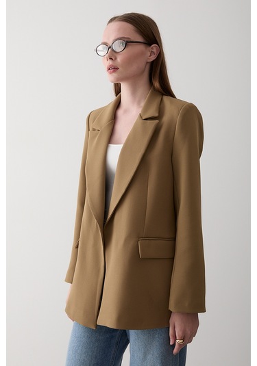 Haki Blazer Ceket - 7560 Haki