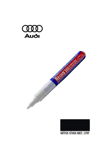 Oto Tam Örtücü Rötüş Kalemleri Audi Ly9t Mitos Siyah Met Çizik Giderici Oto R.k-11937