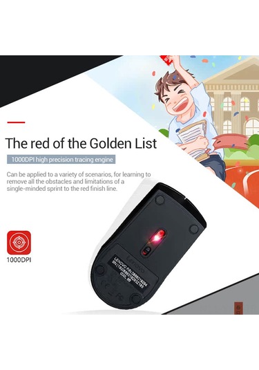 Geeksen Usb 2.0 Kablolu/kablosuz Siyah 3 Tuşlu Ergonomik Fare, 1600dpı/1000dpı, Win/mac Uyumlu M120 Pro