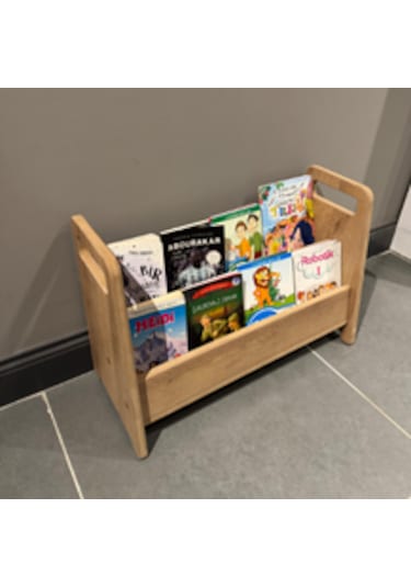Montessori Mdf Çok Kullanışlı Kitaplık