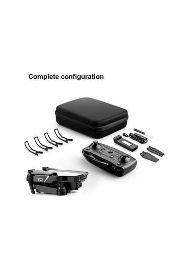 Wezone Başlangıç Seviyesi S62 Rc Drone: Katlanabilir, Yükseklik Sabitleme, Gece Uçuşu Ve Kafa Modu Özellikli Oyuncak Drone