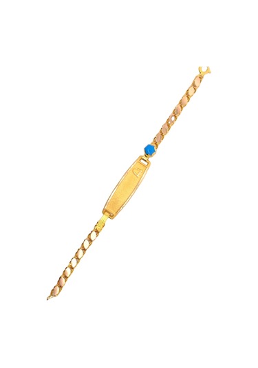 Cigold Taşlı Çocuk Bileklik 14 Ayar Altın 1.84 Gr Oa-c11203029266 Renkli Çok Renkli