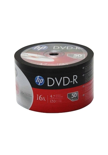Hp Boş Dvd-R 16x 4.7 GB 120 Min 50'li Paket